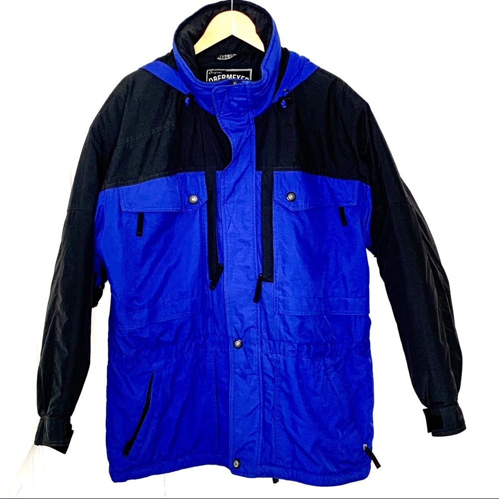 Obermeyer men’s blue and black parka